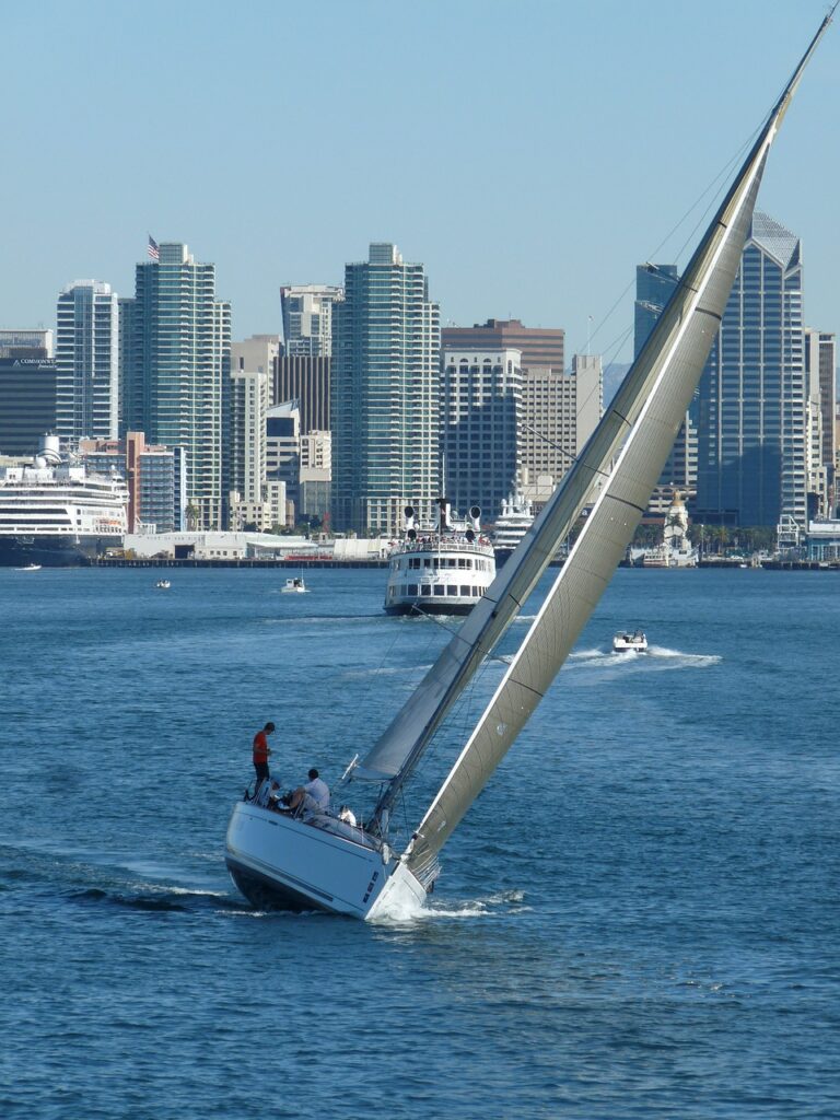 sailboat, san diego, california