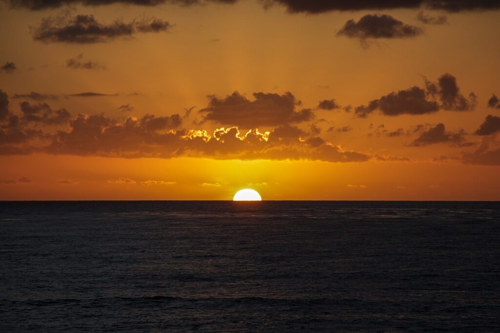 san diego, sunset, sun